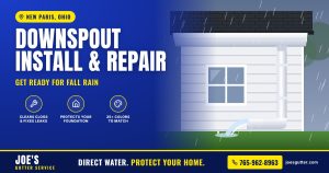 Signs Your New Paris Home Needs Downspout Repair